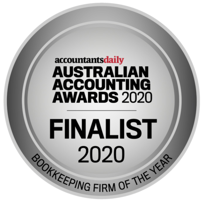 AAA 2020 Finalist 2020 Bookkeeping Firm of the Year Badge